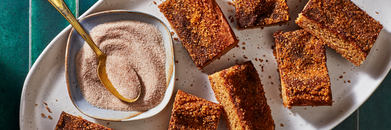 Barres de biscuits snickerdoodle