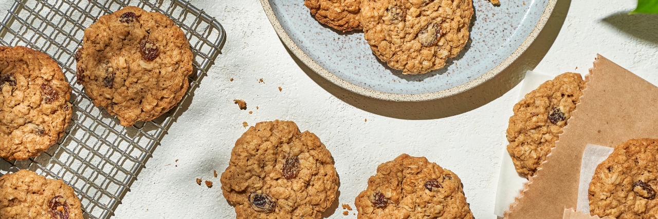 Biscuits à l'avoine et aux raisins