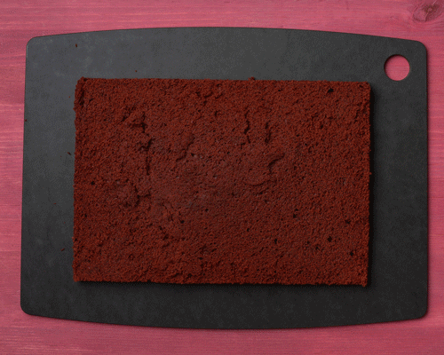 Étapes de la préparation du gâteau red velvet