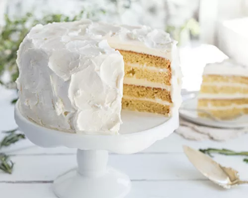 Gâteau à la vanille de base - 5 ingredients 15 minutes