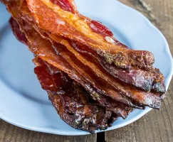 Bacon confit à la bière