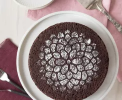 Gâteau au chocolat et betterave