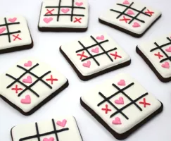 Biscuits à décorer “Tic Tac Toe”