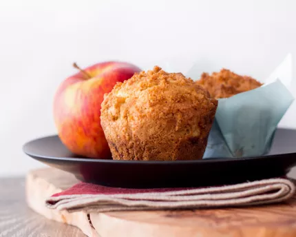 Muffins streusel aux pommes