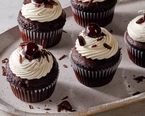 Cupcakes forêt-noire