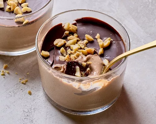 Pouding au chocolat et beurre d’arachides