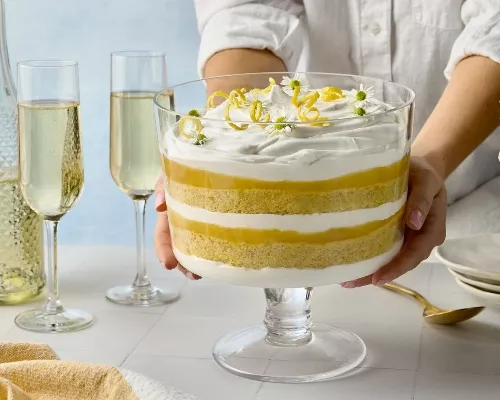 Bagatelle au citron et à la fleur de sureau
